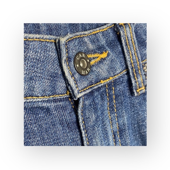 new LF Carmar Jeans ⍟ Denim on Denim Patchwork Boyfriend Baggy Jean Jeans ⍟ 23 ⍟ - Picture 14 of 17